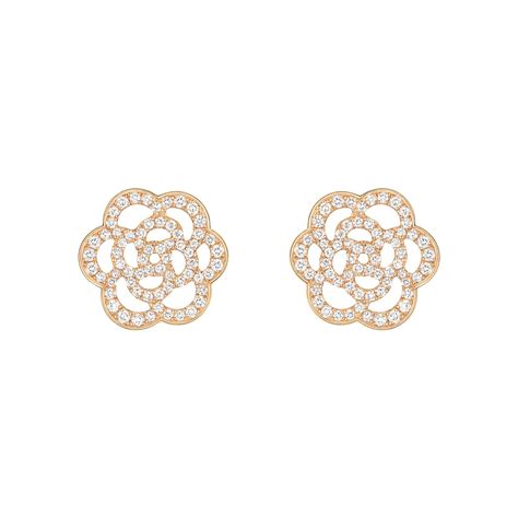 chanel ring camelia|chanel diamond camelia earrings.